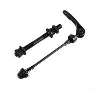 Axe Vélo pour avant Acier 10.8cm pour Roue 20-28 Pouces Axe Vélo | Acier pour durable, 14cm de long, pour roue arrière, fixation sûre, usage VTT(Front)