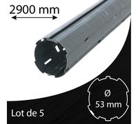 Axe volet roulant Deprat 53 x 0.5 mm - 2900 mm - lot de 5