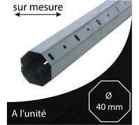 Axe volet roulant - Octogonal 40 x 0.6 sur mesure
