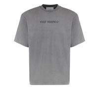 Axel Arigato - Distort Oversize T-Shirt - Homme - Tops - Gris - Taille: S