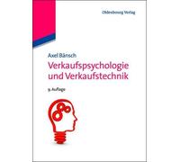 Axel Bänsch Verkaufspsychologie Und Verkaufstechnik (Poche)