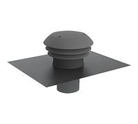 AXELAIR Chapeau sortie de toiture plastique - Couleur Ardoise : Ø160mm - VMC et ventilation