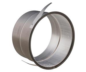 AXELAIR Manchette placo 3 griffes - Métal Ø125 - VMC et ventilation