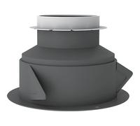 AXELAIR Manchon placo 3 griffres réduction Ø125/80 - VMC et ventilation