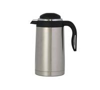 axentia 121224 Bouteille Isotherme en Acier Inoxydable 1, 6 l - Maintien au Chaud Théière pour thé et café, Acier Inoxydable, Argent, 20,5 x 12,5 x 26,5 cm, 6 unités