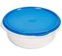 Axentia 231640 Boîte Hermétique Alimentaire Plastique Blanc/Bleu 31,8 x 28,4 x 12,2 cm