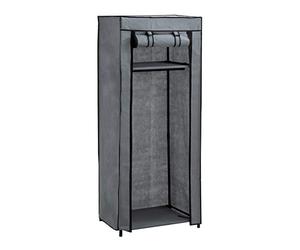 axentia Armoire Mobile, Noir/Gris, env. 60 x 148 x 45 cm 132891
