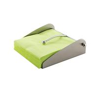 axentia Boîte à Serviettes, Porte-Serviettes de Table en Acier Inoxydable, Support pour Serviettes en Papier Standard, env. 17,5 x 6 x 17,5 cm, Argenté