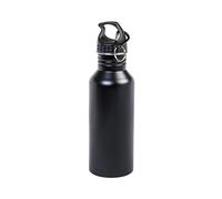 axentia Gourde en acier inoxydable Noir 600 ml