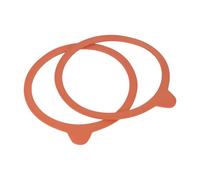 Weck Axentia Lot de 10 rondelles Rouges de Remplacement pour couvercles de bocaux mécaniques de 100 mm - Joints hermétiques