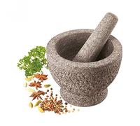 axentia Mortier en Granit Couleurs, mortier avec Pilon en Granit Mortier à épices en Version Lourde, Dimensions : env. 15 x 15 x 11 cm