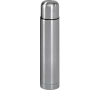 axentia Récipient isolant en acier inoxydable Bouteille isolante pour boissons chaudes et froides, argent, 6.5 cm
