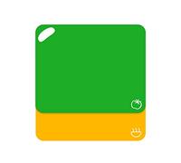Axer 2 pcs Grande Planches à Découper Plastiques Code Couleur - sans BPA - Set Planche à Découper Extensible