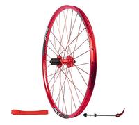 Axes à dégagement Rapide for vélo, Accessoire for Roue arrière de 26 Pouces, Jante en Alliage Double paroi for VTT, Frein Disque