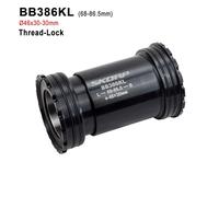 Axes Centraux En Alliage Pour Vtt,22/24/30mm,Ensembles Bb Bb30,Bb386,Pf30,Bsa30,Presse/Filetage - Type [Bb386kl 46x30]-30mm