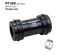 Axes Centraux En Alliage Pour Vtt,22/24/30mm,Ensembles Bb Bb30,Bb386,Pf30,Bsa30,Presse/Filetage - Type [Pf30k 46x24]-22mm