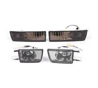 Axexnejv Feux Antibrouillard 4 Pièces Pour VW Pour Golf 3 1992 1993 1994 1995 1996 1997 Voiture Fumé Pare-chocs Avant Antibrouillard Avec Clignotant Phare Antibrouillard(Grey)