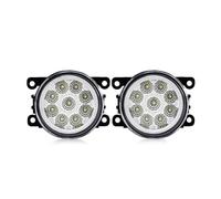 Axexnejv Feux Antibrouillard Pour Nissan Pour Armada Pour Frontier Pour Pathfinder NV200 Pour Sentra Pour Navara D40 Pour Interstar LED Antibrouillard 8000LM Phare Antibrouillard(9 Led White)