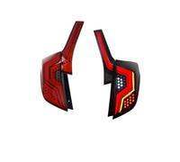Axexnejv Feux Arrière Pour FIT Pour JAZZ 2014-2018 LED Eau Qui Coule Scintillement Plug And Play Feux Arrière Frein Voiture Assemblée(Red)