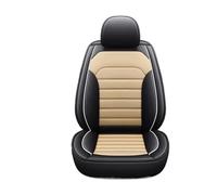 Axexnejv Housse Couverture Couvre Sieges Housse Siège Auto Universelle 5 Places pour Chrysler Tous Modèles 300C 200 pour Grand pour Voyager pour Pacifica Housse de Siège(E Beige 5 Seat)