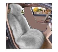 Axexnejv Housse Couverture Couvre Sieges Housse Siège Voiture Universelle en Fausse Fourrure, Chaude Et Épaisse, pour l'hiver Housse de Siège(1pc Light Grey Seat)