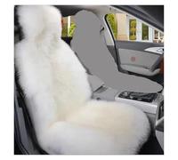 Axexnejv Housse Couverture Couvre Sieges Housse Siège Voiture Universelle en Fausse Fourrure, Chaude Et Épaisse, pour l'hiver Housse de Siège(1pc White Seat)