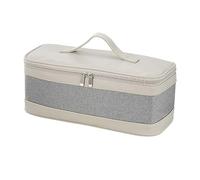 Axfbim Organisateur de sac de voyage, organisateur de rangement portable résistant à l'eau, sac de transport de voyage bas, pour sèche-cheveux, sac portable compatible, pour tous les modèles, longs