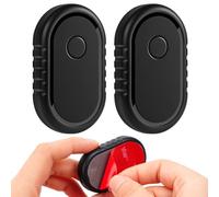 AXFEE 2PCS Supports Air-tag, Coques Étanches en Silicone pour Galaxy Smart Tag 2, Support Autocollant Airtag Étui de Protection, Support de Traqueur Caché avec Autocollant Adhésif 3M pour Samsung