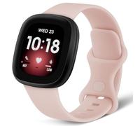 AXFEE Bracelet Compatible avec Fit-bit Versa 3/ Versa 4/ Sense/Sense 2, Bracelet de Remplacement Réglable, Bandes de Sport Souple pour Femme Homme, Petit Grand (6/3/1 PC)