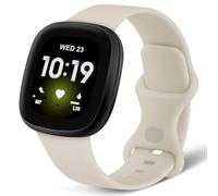 AXFEE Bracelet Compatible avec Fit-bit Versa 3/ Versa 4/ Sense/Sense 2, Bracelet de Remplacement Réglable, Bandes de Sport Souple pour Femme Homme, Petit Grand (6/3/1 PC)