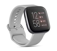 AXFEE Bracelet Compatible avec Fitbit Versa 2/Versa - Silicone Réglable pour Femmes Hommes, Bracelet de Remplacement, Petit Grand (4/3/2/1 PC)