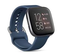 AXFEE Bracelet Compatible avec Fitbit Versa 2/Versa - Silicone Réglable pour Femmes Hommes, Remplacement Petit Grand (4/3/2/1 PC)
