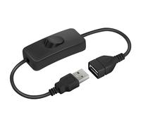 AXFEE Câble de commutation USB, câble d'extension USB A mâle vers femelle avec interrupteurs marche/arrêt, câble d'extension USB pour lampe de bureau LED, enregistreur de conduite, ventilateur, bandes