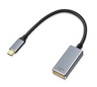 AXFEE Câble DisplayPort, 8K 1.4 Adaptateur USB C vers Femelle DisplayPort Supporte 4K@60Hz,2K@144Hz, 8K@60Hz,Thunderbolt 3/4 vers DisplayPort pour MacBook Pro/Air M1/M2 iPad Pro/Air XPS Galaxy S8-S24