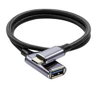 AXFEE Câble USB C 0.5M, Adaptateur USB c Mâle vers usb 3.0 Femelle | Adaptateur type c vers Usb 3.0 OTG, pour iPhone 16/15/15 Pro Max, Samsung Galaxy S24 S23, Note 20,Huawei P40 P30,Google Pixel