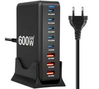 AXFEE Chargeur USB C Rapide 600W, Multiple GaN Chargeur Secteur