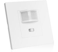 AXFEE Détecteur de Mouvement intérieur encastré, portée 9 m/160°, intérieur 230 V, remplace Un Interrupteur, Montage Mural, Technologie à 2 Fils, remplace Un Interrupteur, pour Couloir, Cage