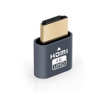 AXFEE HDMI Dummy Plug Émulateur d'affichage, Prise Virtuelle HDMI 4K, Prises Factices hdmi 4k, Headless Ghost Display Emulator Premium Aluminum PC(Fit Headless-1920x1080 @ 60Hz-2Pack)