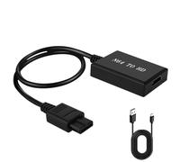 AXFEE N64 vers HDMI Convertisseur, daptateur N64 vers HDMI pour Console N64/SNES Câble HDMI vers Prise en Charge HDTV 480p/720p Compatible avec Nintendo 64/SNES/GameCube/SFC/NGC Console/HDTV