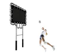 AXGCAA Équipement d'entraînement de Volley-Ball en Bloc de Simulation, Exercices de Smash en Acier Inoxydable, Tissu Extensible, Filet de Rebond pour Smash, Blocage et Frappe