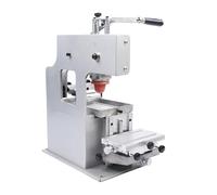 AXGCAA Machine de tampographie Manuelle, imprimante à Tampon Monochrome avec tampons en Silicone de 35 mm, Machine de Transfert DIY, Surface d'impression maximale de 80 × 120 mm