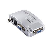 axGear Convertisseur VGA vers BNC S-Vidéo Adaptateur coaxial Sortie vidéo