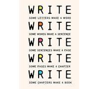 AXHNG Vintage Eeypy Write Write Book Writers Motivation Writing Authors Classnovelist Poster Metal Aluminium 20,3 x 15,2 cm Décoration murale