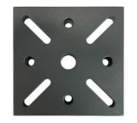 AXI Adaptateur pour Pied de Parasol en Acier, Noir | Socle, Base pour Jardin/Terrasse | Convient aux Parasols Suspendus