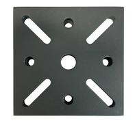 AXI Adaptateur pour Pied de Parasol en Acier, Noir | Socle, Base pour Jardin / Terrasse | Convient aux Parasols Suspendus