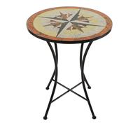 AXI Amélie Table Bistrot, Dessin étoile | Salon de Jardin, Mosaique pour Extérieur/Balcon/Terrasse