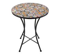 Axi Amélie Table Bistrot, Mosaique, Casa De Sol | Table D'Appoint Bistrot Pour L'Extérieur, Pour Jardin/Balcon/Terrasse - 60 X 60 X 75 Cm