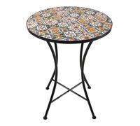 AXI Amélie Table de Bistrot Mosaïque CASA Del Sole | Table d'Appoint Extrérieur 60 x 60 x 75 cm, Jusqu'à 40 Kg