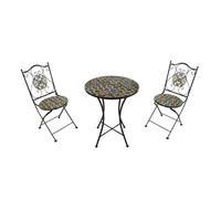 AXI Amélie Table et Chaise Bistrot, 2 Chaises 1 Table, Ensemble Bistro Extérieur - Yellow Breeze | Salon de Jardin Bistrot, Table