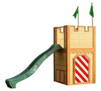 Axi ARTHUR Aire de jeux en cèdre vernis naturel, toboggan Vert Marron G